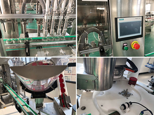 直线红油豆瓣酱灌装生产线