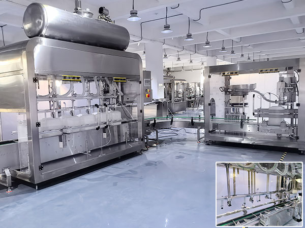 全自动称重灌装旋盖生产线