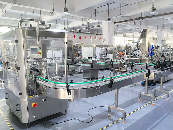 全自动称重灌装旋盖生产线